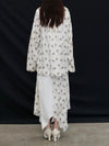 Mutedance 25 Spring/Summer Silk Slant-Breasted Bouquet Top MD-MD25SS124-HOARY MD25SS123